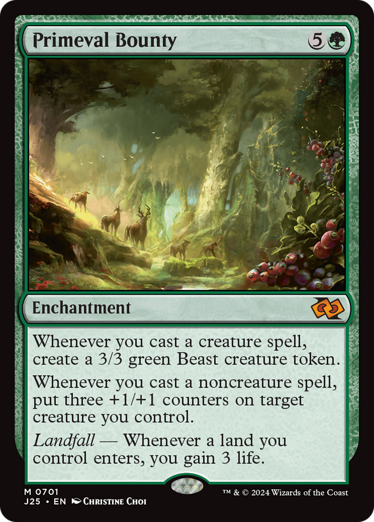 Primeval Bounty [Foundations Jumpstart] | Card Merchant Takapuna