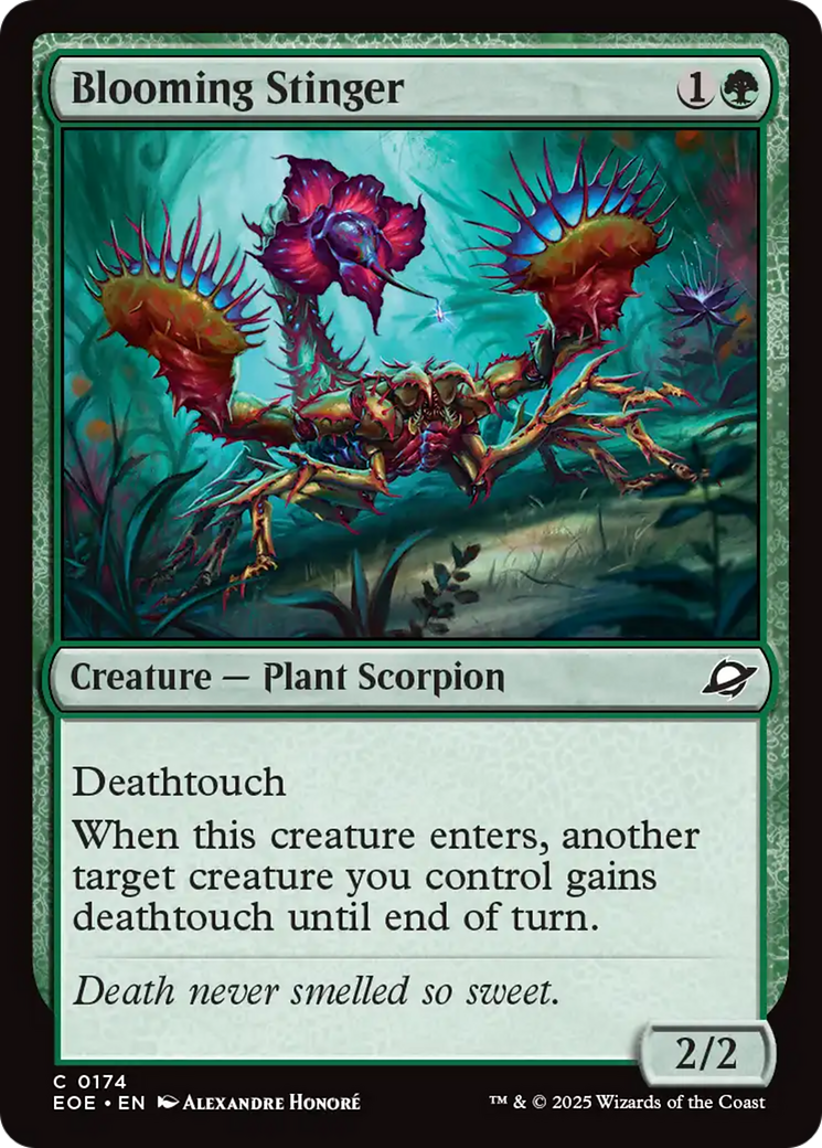 Blooming Stinger [Edge of Eternities] | Card Merchant Takapuna