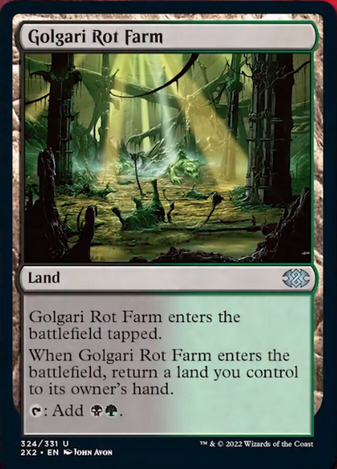 Golgari Rot Farm [Double Masters 2022] | Card Merchant Takapuna