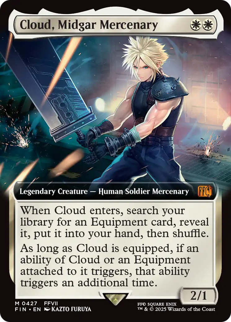 Cloud, Midgar Mercenary (Extended Art) [FINAL FANTASY] | Card Merchant Takapuna
