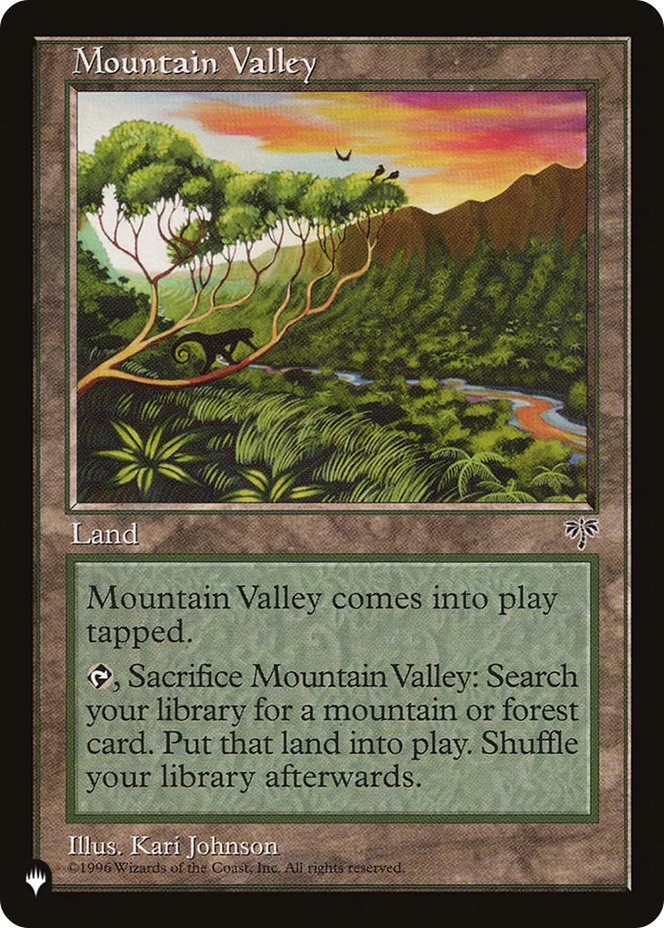 Mountain Valley [The List] | Card Merchant Takapuna