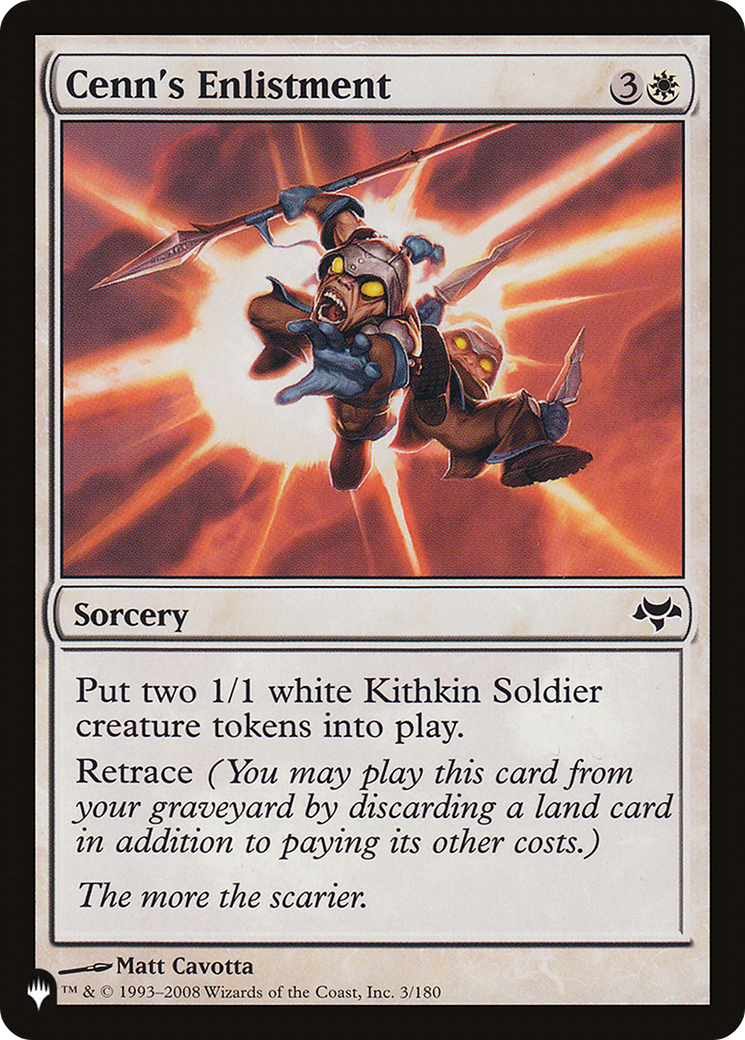 Cenn's Enlistment [The List] | Card Merchant Takapuna