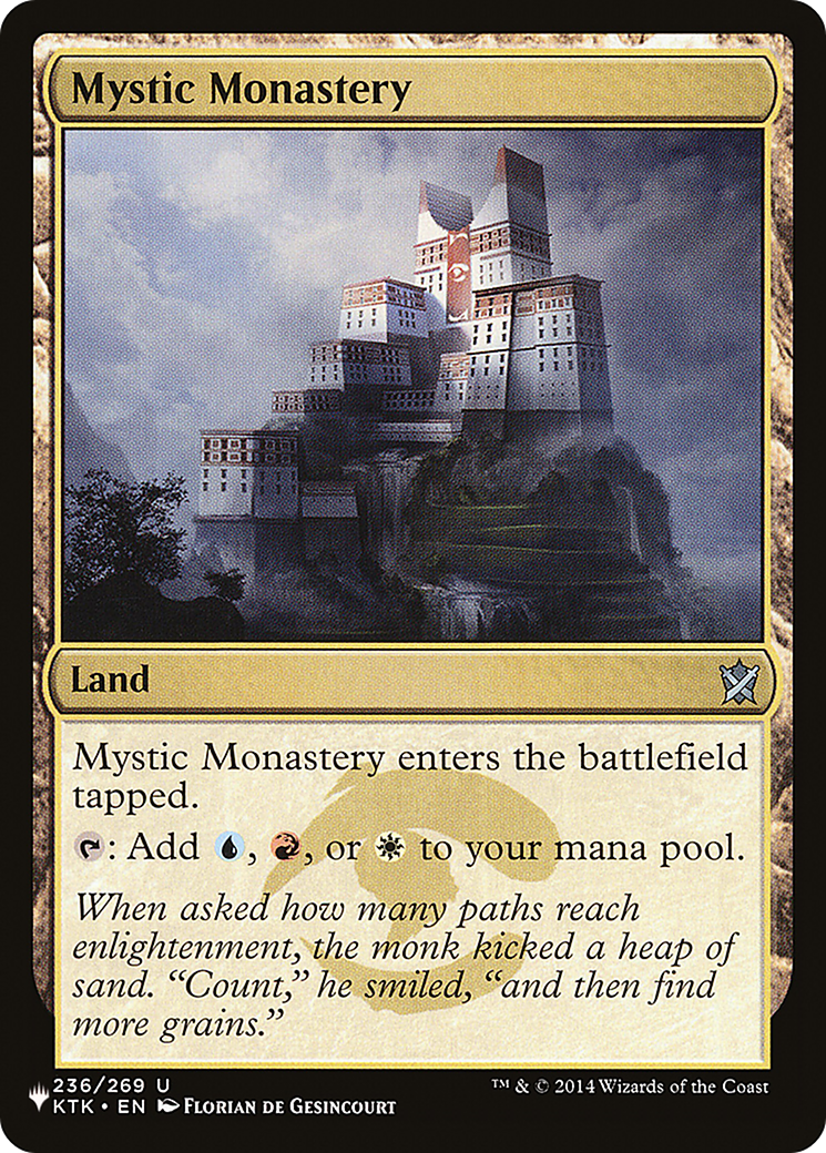 Mystic Monastery [The List] | Card Merchant Takapuna