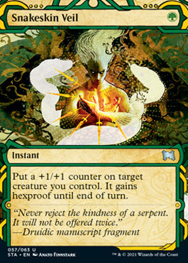Snakeskin Veil (Foil Etched) [Strixhaven: Mystical Archive] | Card Merchant Takapuna