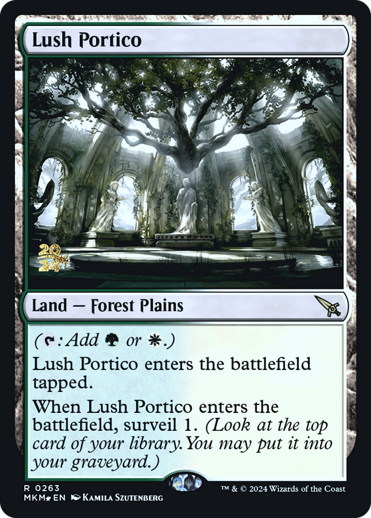 Lush Portico [Murders at Karlov Manor Prerelease Promos] | Card Merchant Takapuna