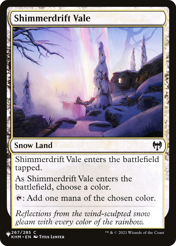 Shimmerdrift Vale [The List] | Card Merchant Takapuna