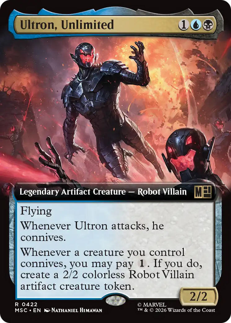 Ultron, Unlimited (Extended Art) [Marvel Super Heroes Commander] | Card Merchant Takapuna