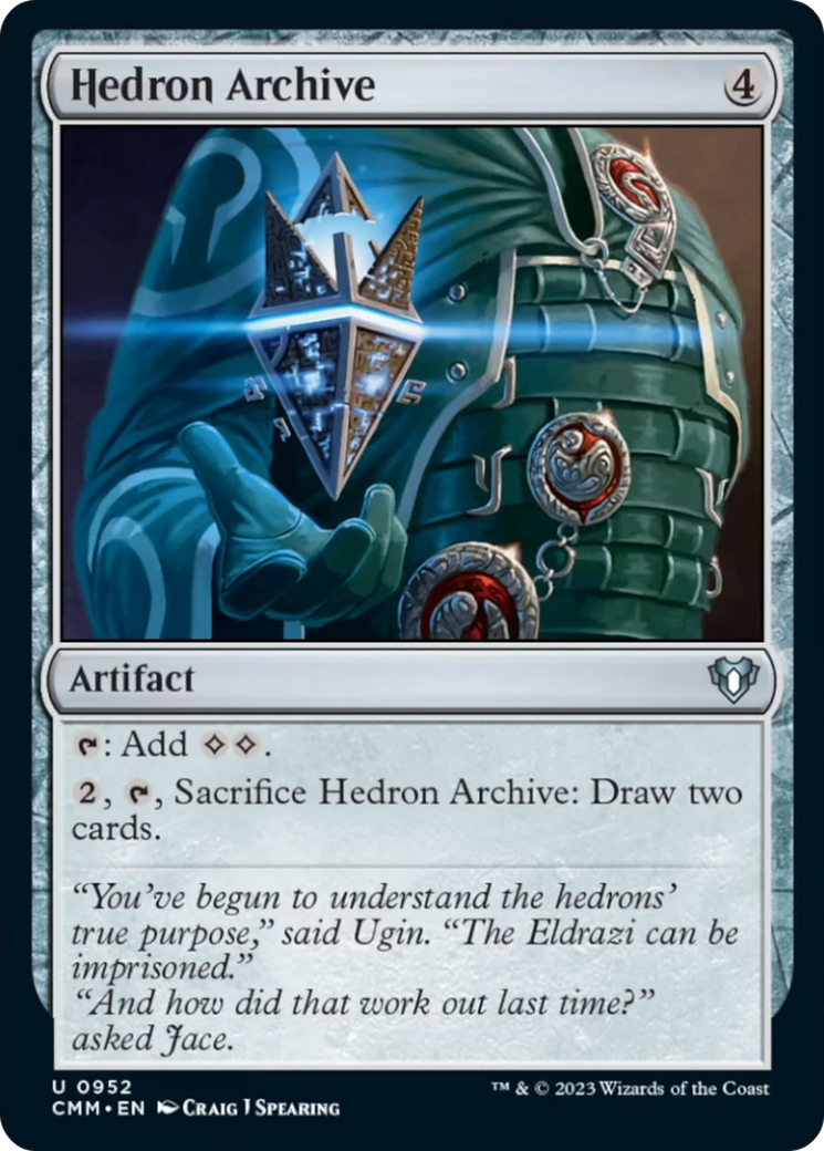 Hedron Archive [Commander Masters] | Card Merchant Takapuna