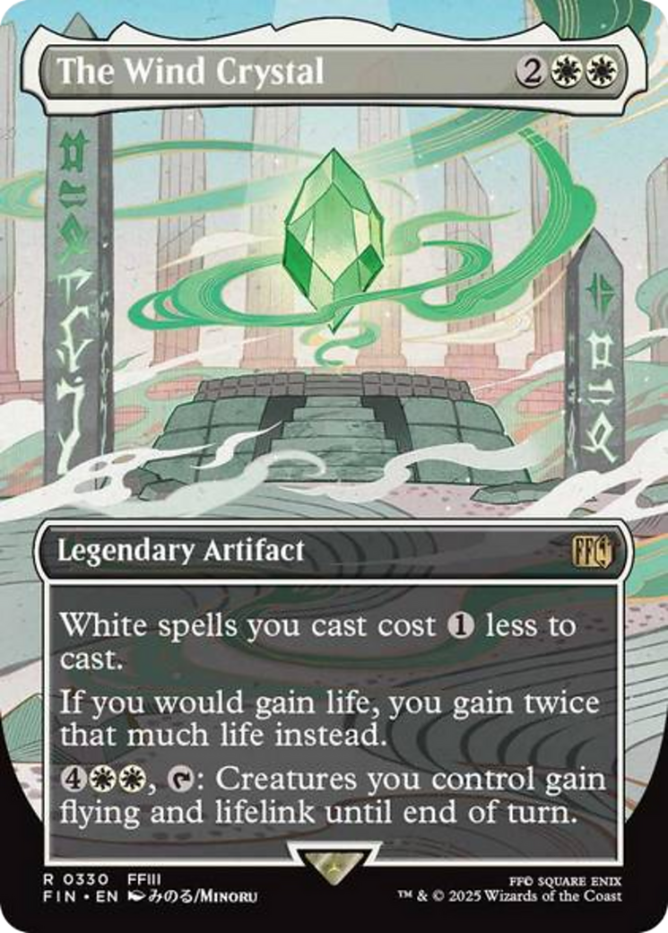 The Wind Crystal (Borderless) [FINAL FANTASY] | Card Merchant Takapuna