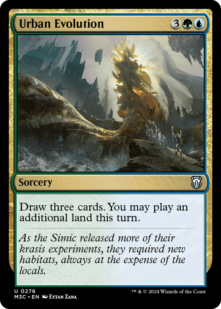 Urban Evolution (Ripple Foil) [Modern Horizons 3 Commander] | Card Merchant Takapuna