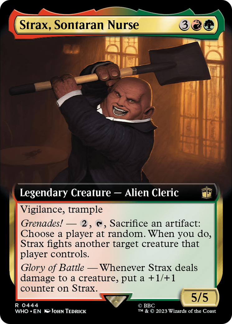 Strax, Sontaran Nurse (Extended Art) [Doctor Who] | Card Merchant Takapuna
