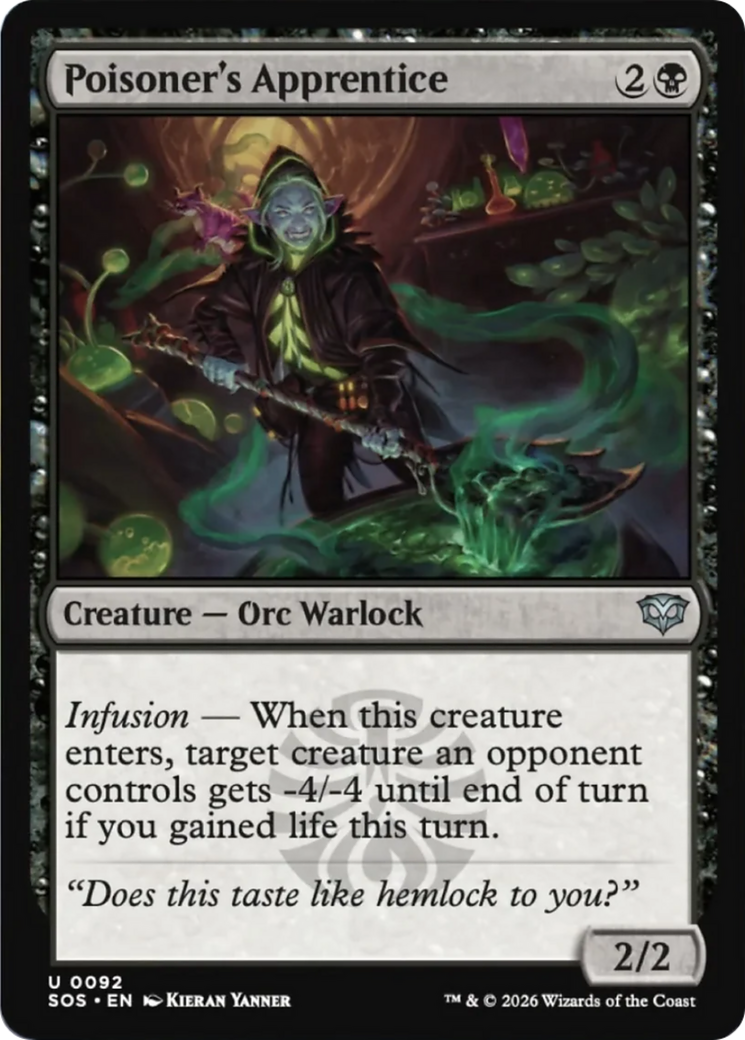 Poisoner's Apprentice [Secrets of Strixhaven] | Card Merchant Takapuna