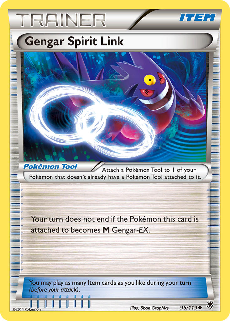 Gengar Spirit Link (95/119) [XY: Phantom Forces] | Card Merchant Takapuna