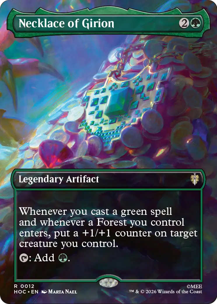 Necklace of Girion (Borderless) [The Hobbit: Eternal-Legal] | Card Merchant Takapuna