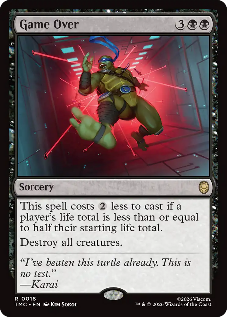 Game Over [Teenage Mutant Ninja Turtles Commander] | Card Merchant Takapuna