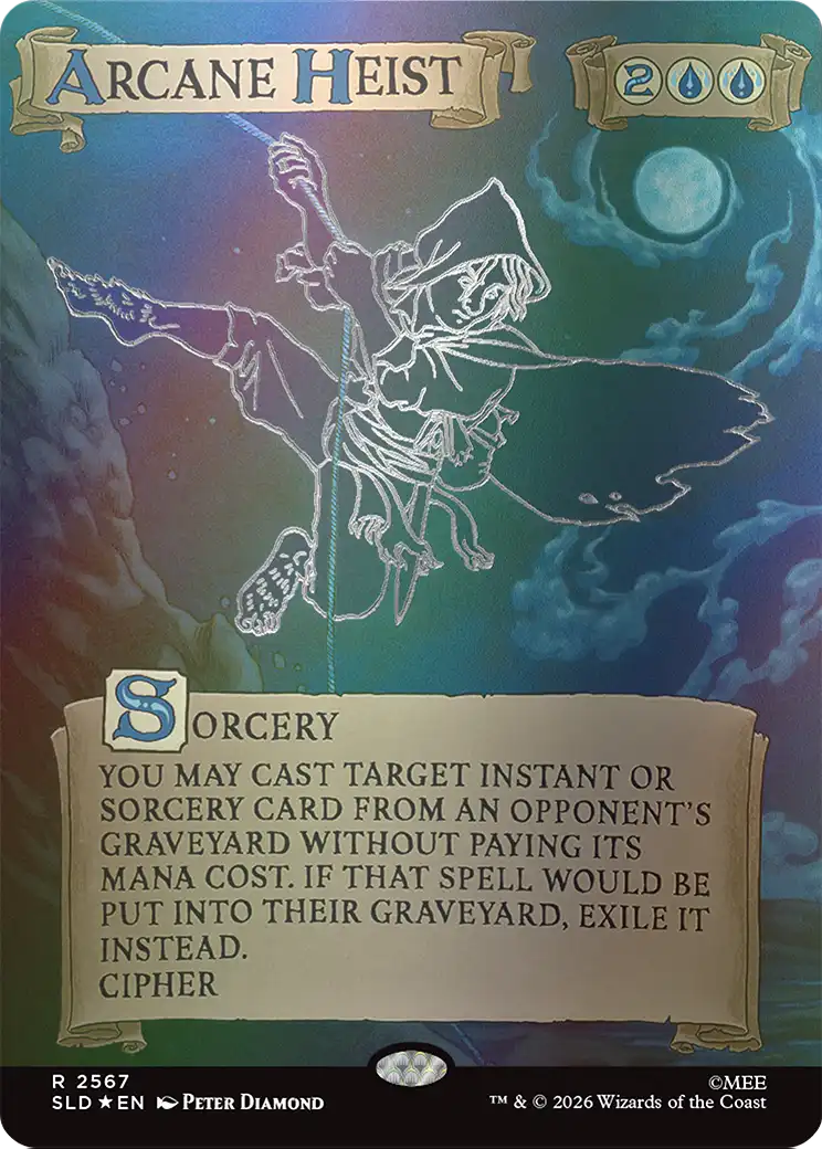 Arcane Heist (Out Of Sight Foil) [Secret Lair Drop Series] | Card Merchant Takapuna