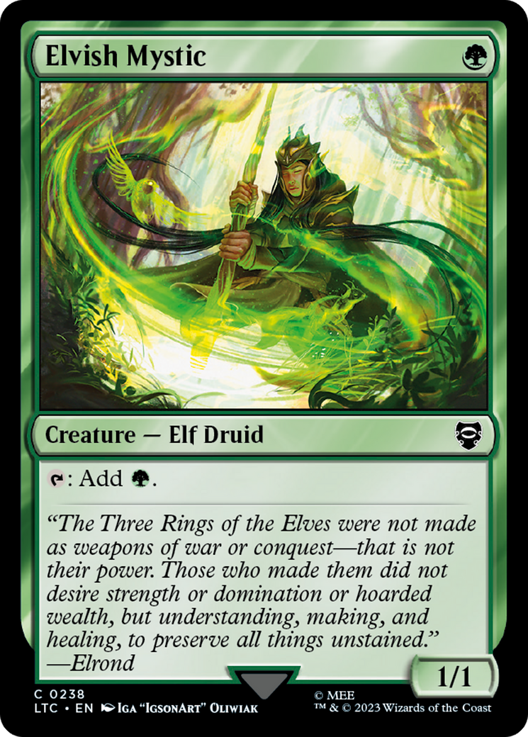 Elvish Mystic [The Lord of the Rings: Tales of Middle-Earth Commander] | Card Merchant Takapuna