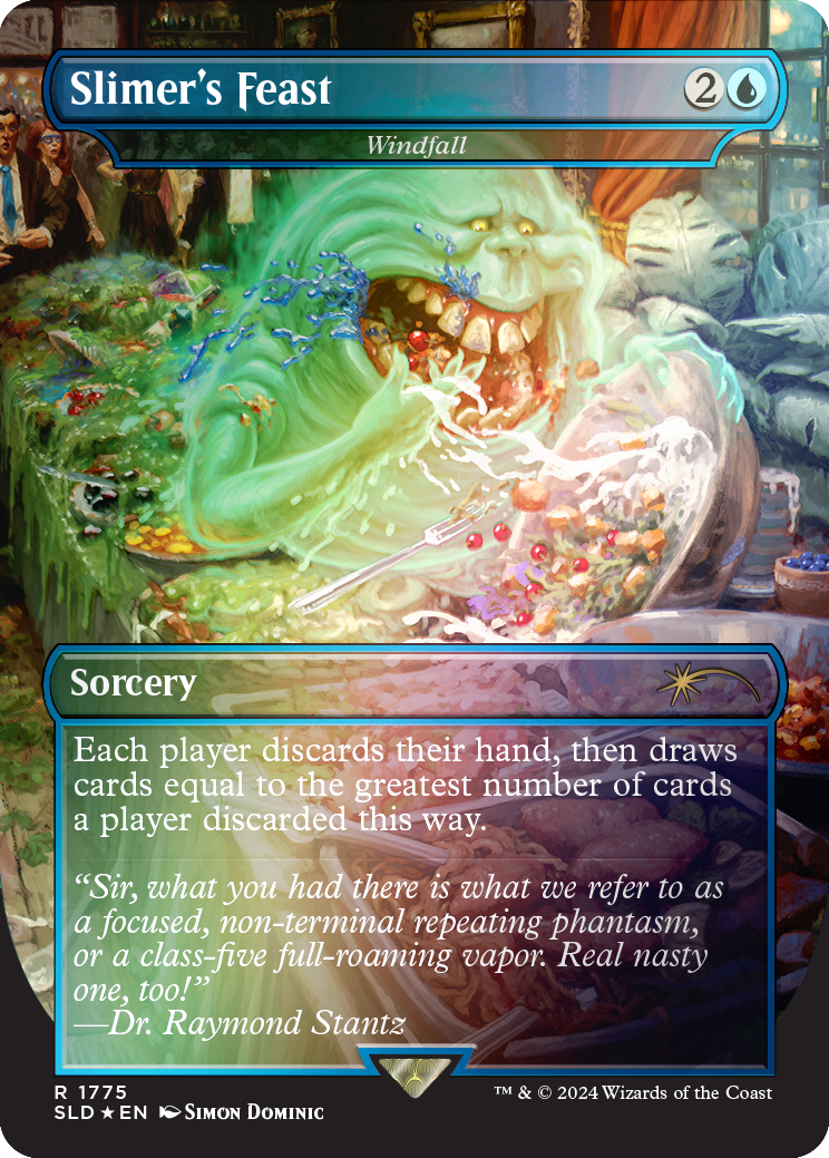 Slimer's Feast - Windfall (Rainbow Foil) [Secret Lair Drop Series] | Card Merchant Takapuna