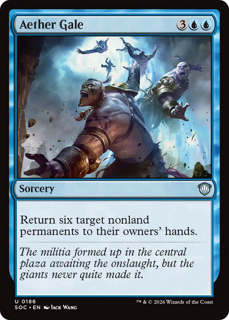 Aether Gale [Secrets of Strixhaven Commander] | Card Merchant Takapuna