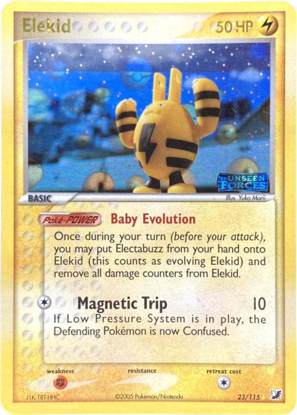 Elekid (23/115) (Stamped) [EX: Unseen Forces] | Card Merchant Takapuna