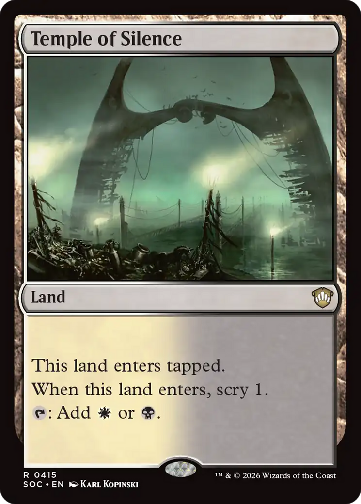 Temple of Silence [Secrets of Strixhaven Commander] | Card Merchant Takapuna