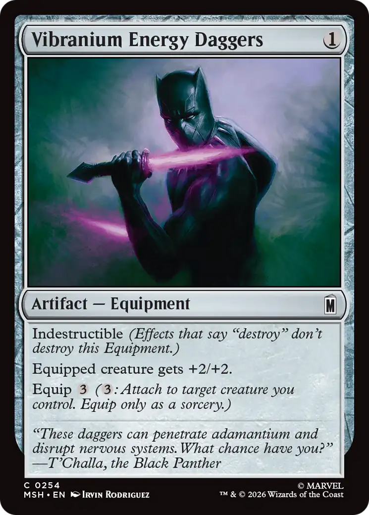 Vibranium Energy Daggers [Marvel Super Heroes] | Card Merchant Takapuna
