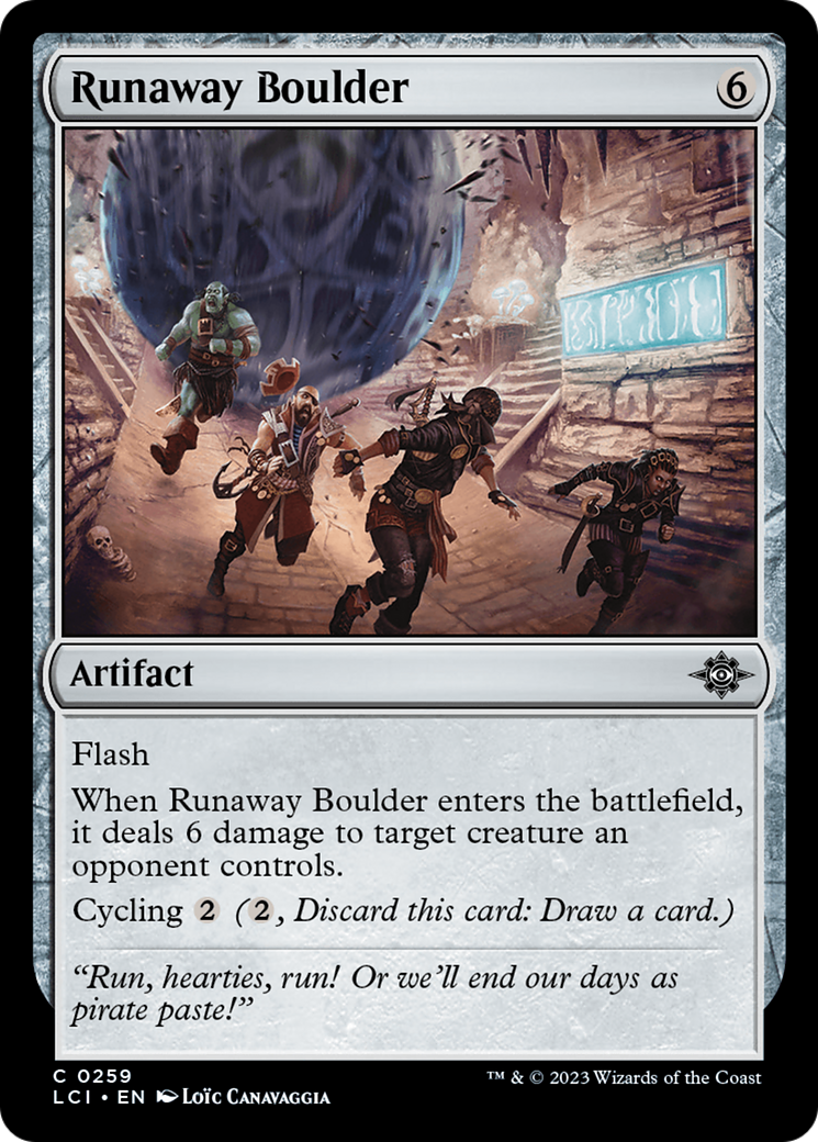 Runaway Boulder [The Lost Caverns of Ixalan] | Card Merchant Takapuna