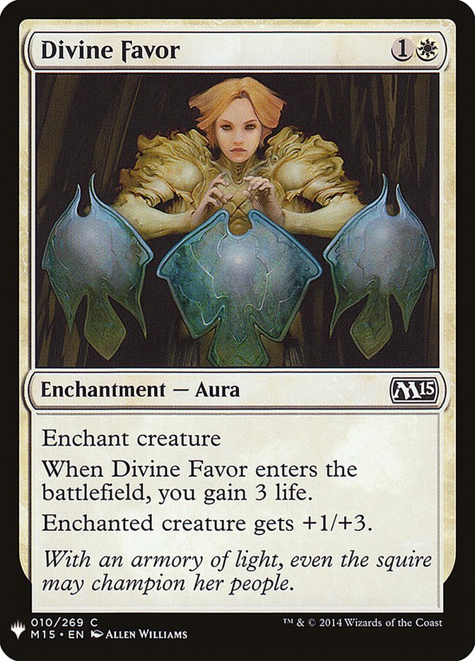 Divine Favor [Mystery Booster] | Card Merchant Takapuna
