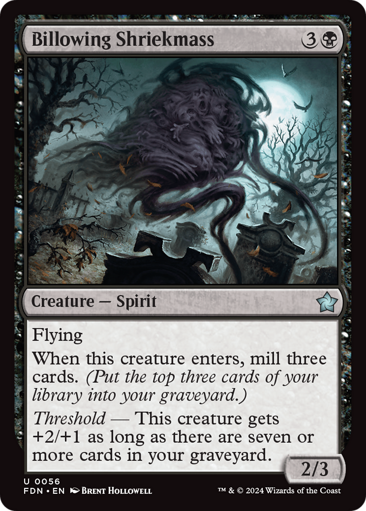 Billowing Shriekmass [Foundations] | Card Merchant Takapuna
