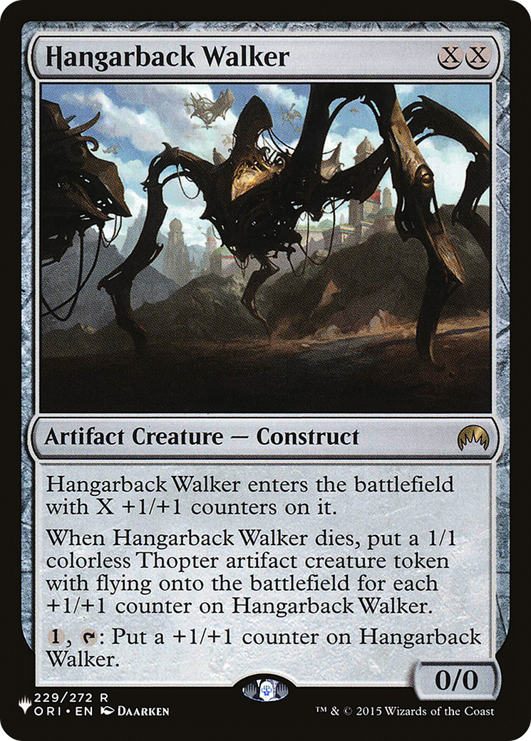 Hangarback Walker [The List] | Card Merchant Takapuna