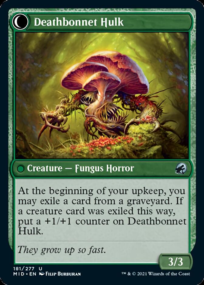 Deathbonnet Sprout // Deathbonnet Hulk [Innistrad: Midnight Hunt] | Card Merchant Takapuna