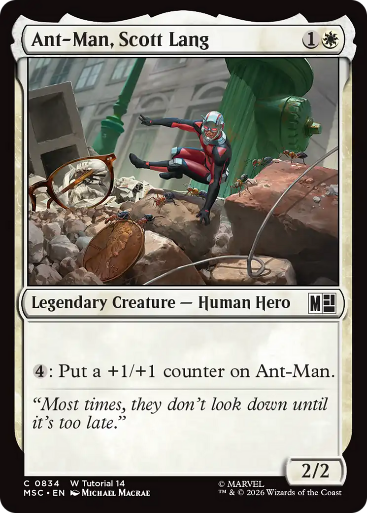 Ant-Man, Scott Lang (0834) [Marvel Super Heroes Commander] | Card Merchant Takapuna