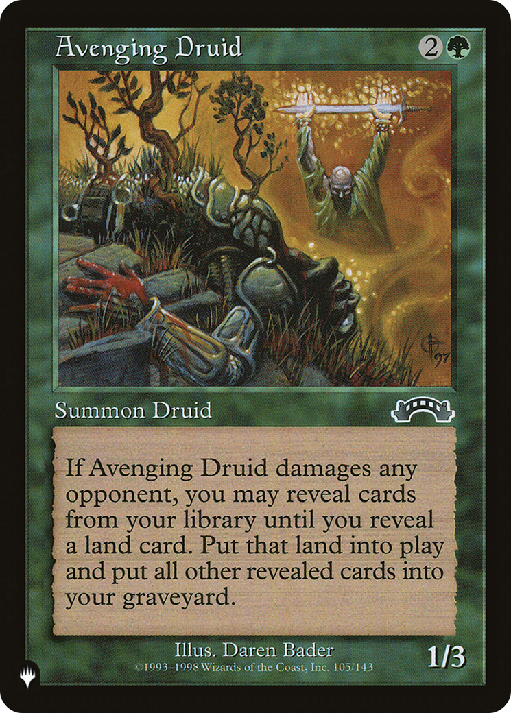 Avenging Druid [The List] | Card Merchant Takapuna
