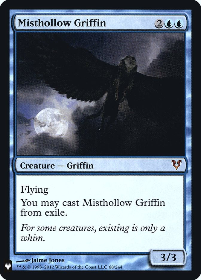 Misthollow Griffin [Mystery Booster] | Card Merchant Takapuna