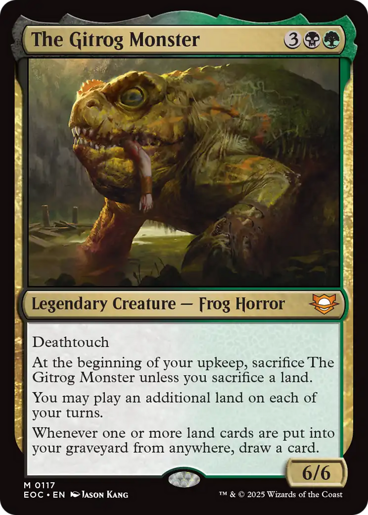 The Gitrog Monster [Edge of Eternities Commander] | Card Merchant Takapuna