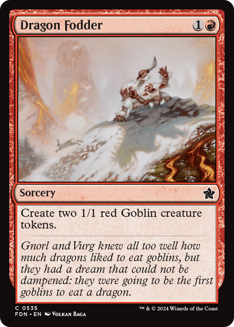 Dragon Fodder [Foundations] | Card Merchant Takapuna