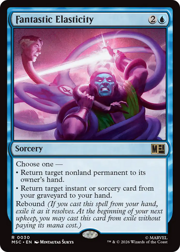 Fantastic Elasticity (Surge Foil) [Marvel Super Heroes Commander] | Card Merchant Takapuna