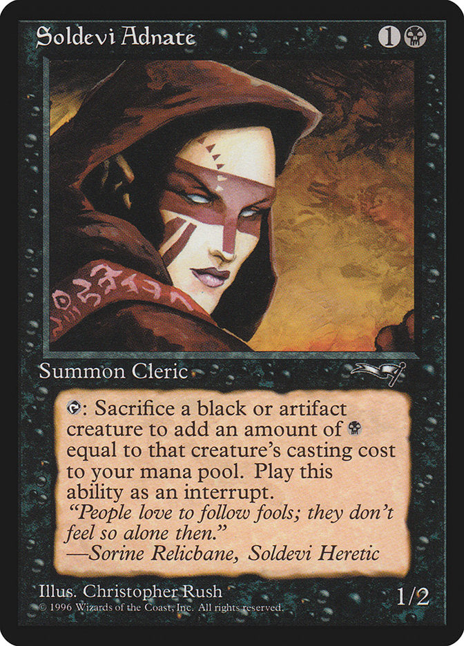 Soldevi Adnate (White Eyes) [Alliances] | Card Merchant Takapuna