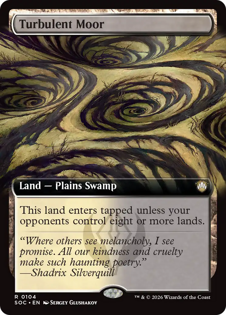 Turbulent Moor (Extended Art) [Secrets of Strixhaven Commander] | Card Merchant Takapuna