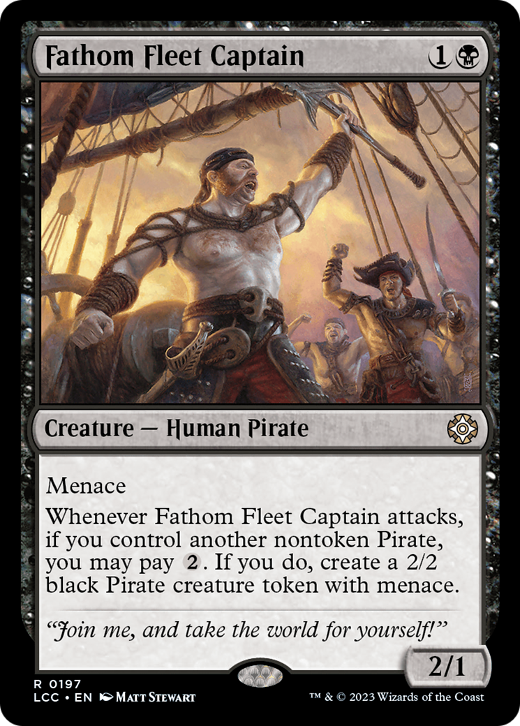 Fathom Fleet Captain [The Lost Caverns of Ixalan Commander] | Card Merchant Takapuna
