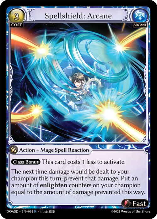 Spellshield: Arcane (095) [Dawn of Ashes: Starter Decks] | Card Merchant Takapuna