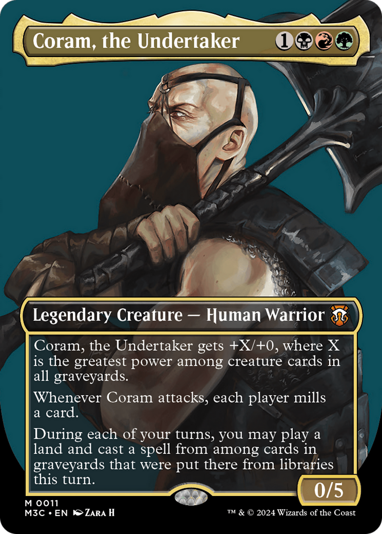 Coram, the Undertaker (Borderless) [Modern Horizons 3 Commander] | Card Merchant Takapuna