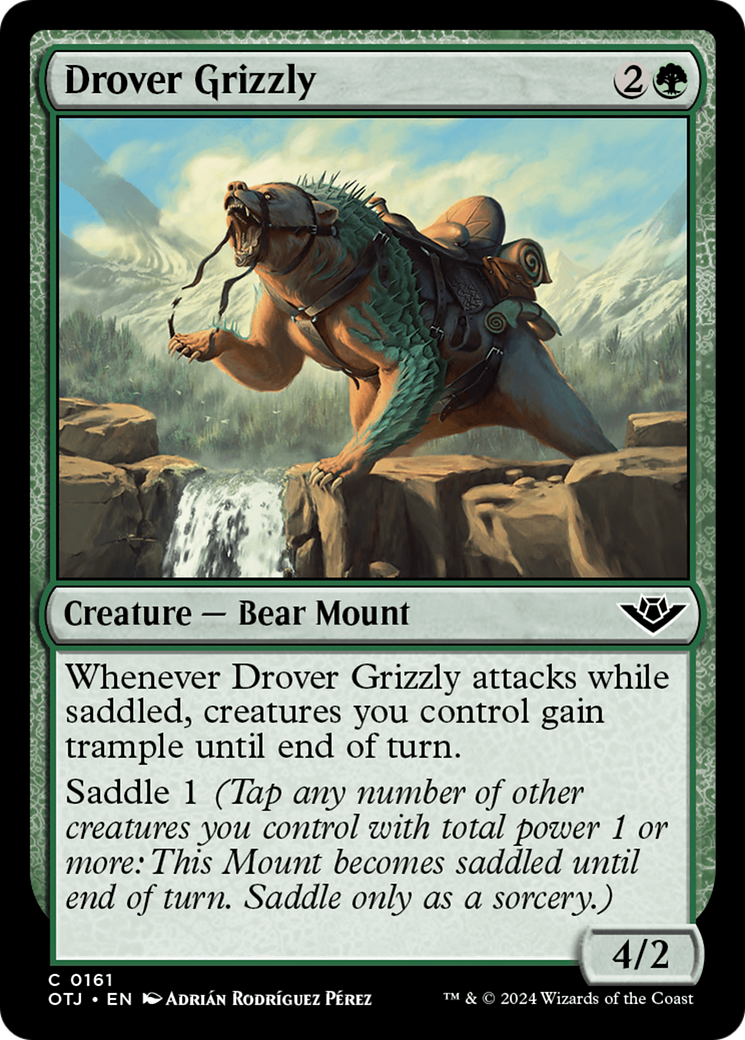 Drover Grizzly [Outlaws of Thunder Junction] | Card Merchant Takapuna