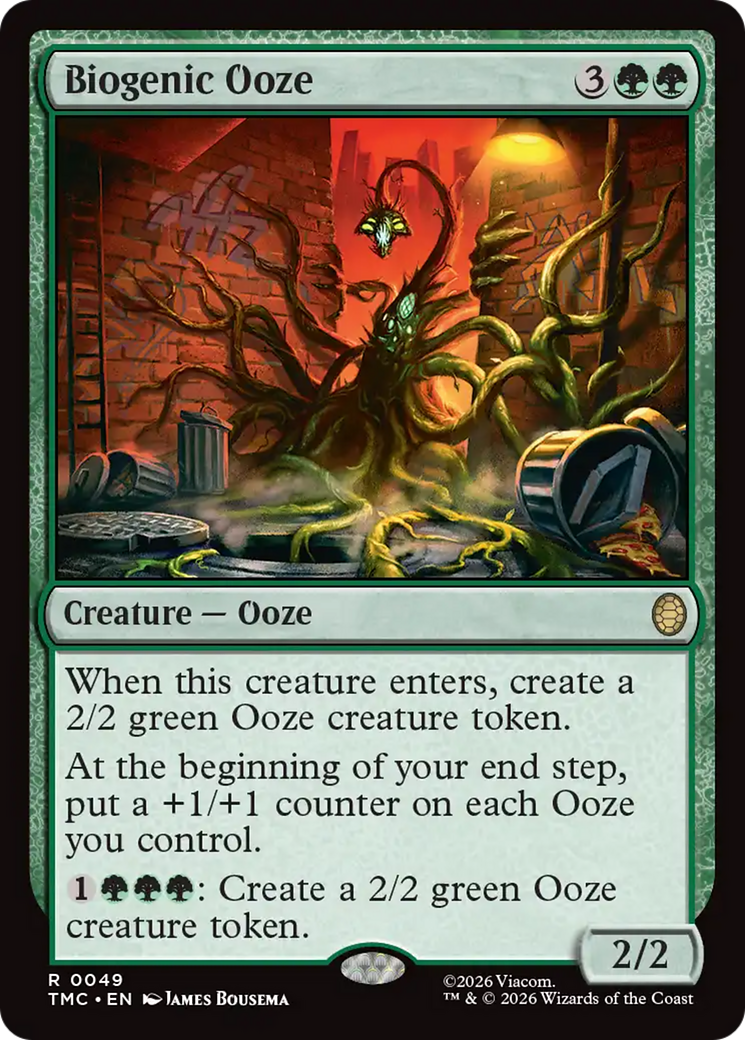 Biogenic Ooze [Teenage Mutant Ninja Turtles Commander] | Card Merchant Takapuna