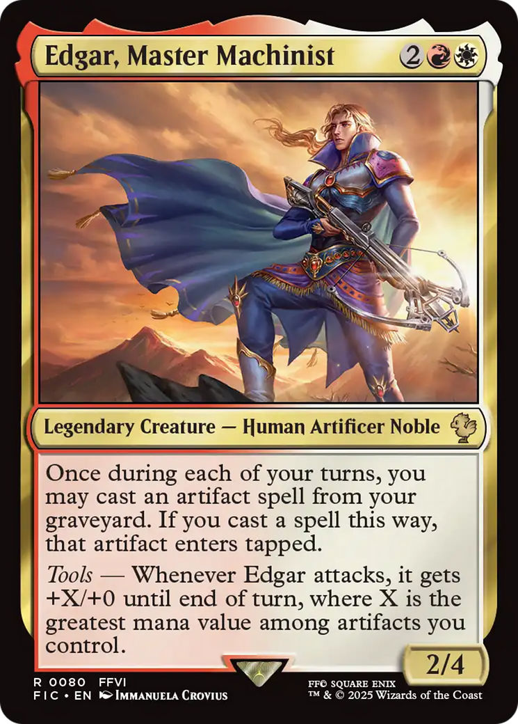 Edgar, Master Machinist [FINAL FANTASY Commander] | Card Merchant Takapuna