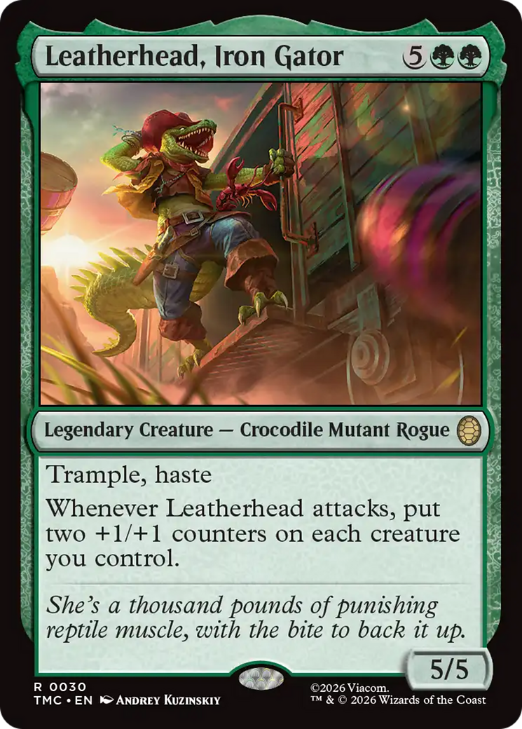 Leatherhead, Iron Gator [Teenage Mutant Ninja Turtles Commander] | Card Merchant Takapuna