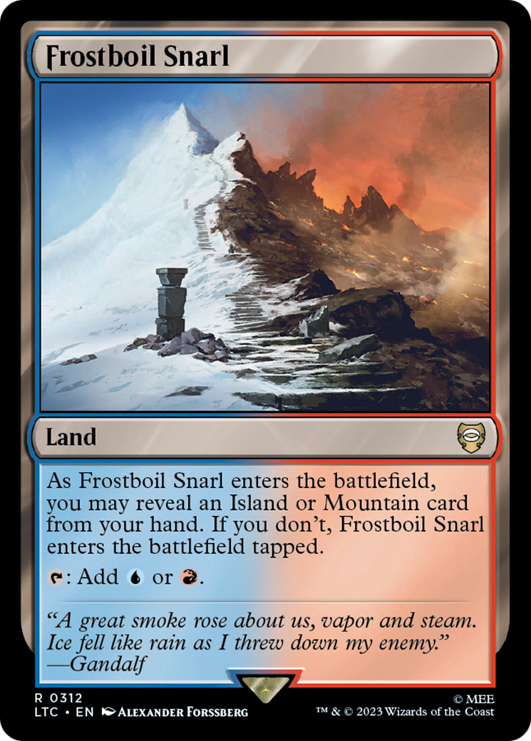 Frostboil Snarl [The Lord of the Rings: Tales of Middle-Earth Commander] | Card Merchant Takapuna