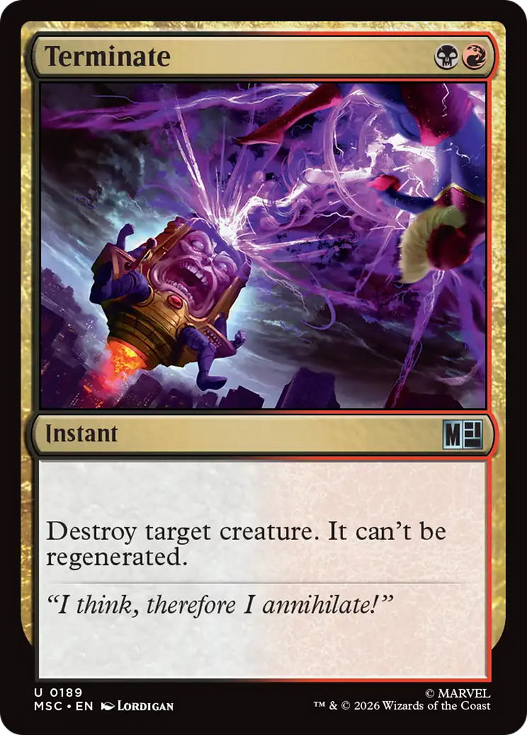 Terminate [Marvel Super Heroes Commander] | Card Merchant Takapuna