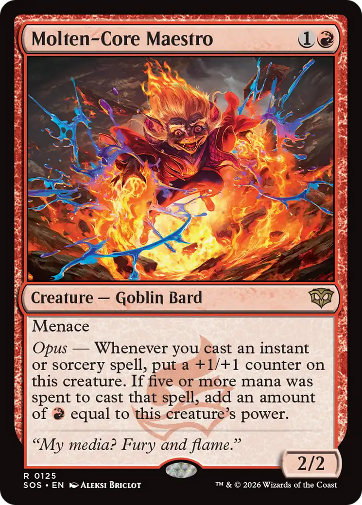 Molten-Core Maestro [Secrets of Strixhaven] | Card Merchant Takapuna