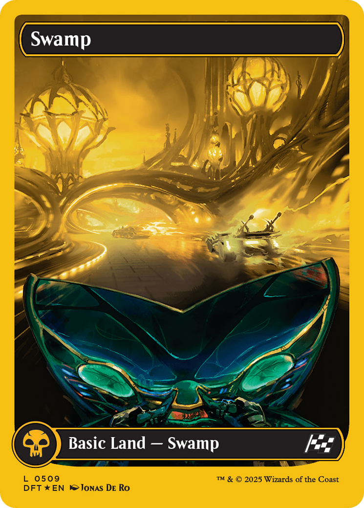 Swamp (0509) (First-Place Foil) [Aetherdrift] | Card Merchant Takapuna